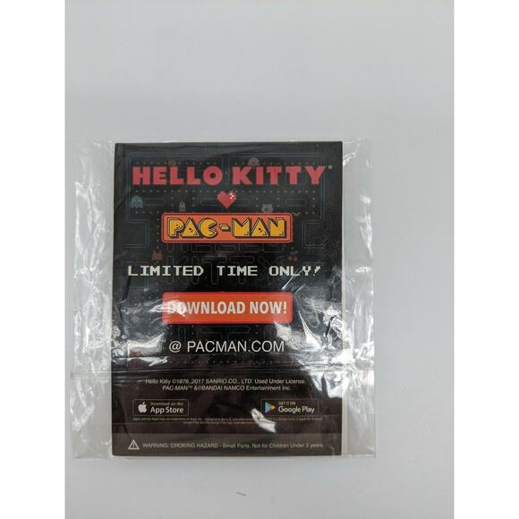 Retro Pac-Man Hello Kitty Key Chain - Picture 2 of 2